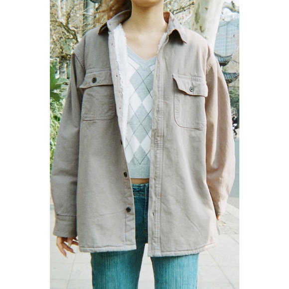 Brandy melville gray fabianne fur jacket - Picture 1 of 6